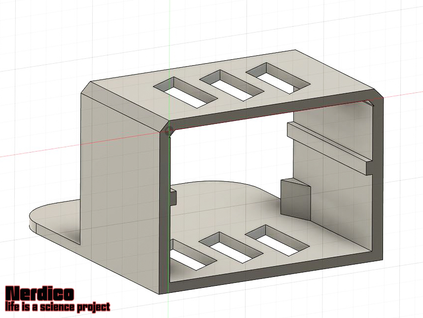 Steckdosen-Halterung für die Hue Bridge aus dem 3D-Drucker 